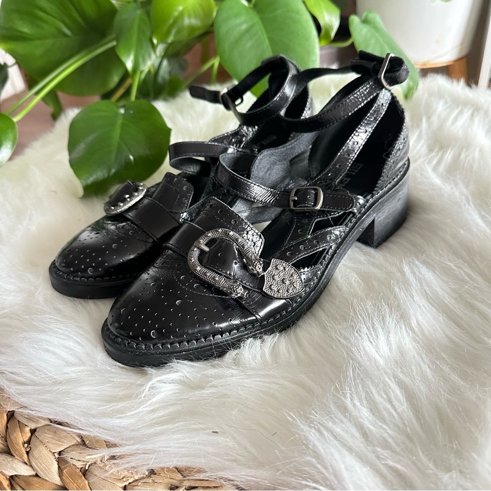 Thunder Bird Oxford Dionysus Free People Silent D Loafers 38